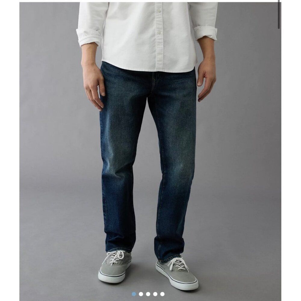 NWT American Eagle AE Flex Original Straight‎ Jeans Size 38/36